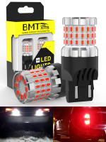 Bulbos De Luz Trasera LED BMTxms 2Pcs T20 7443 W21/5W Canbus Freno Retrovisor Sin Hiper Destello Luz Roja Blanca Para Coche - details 0