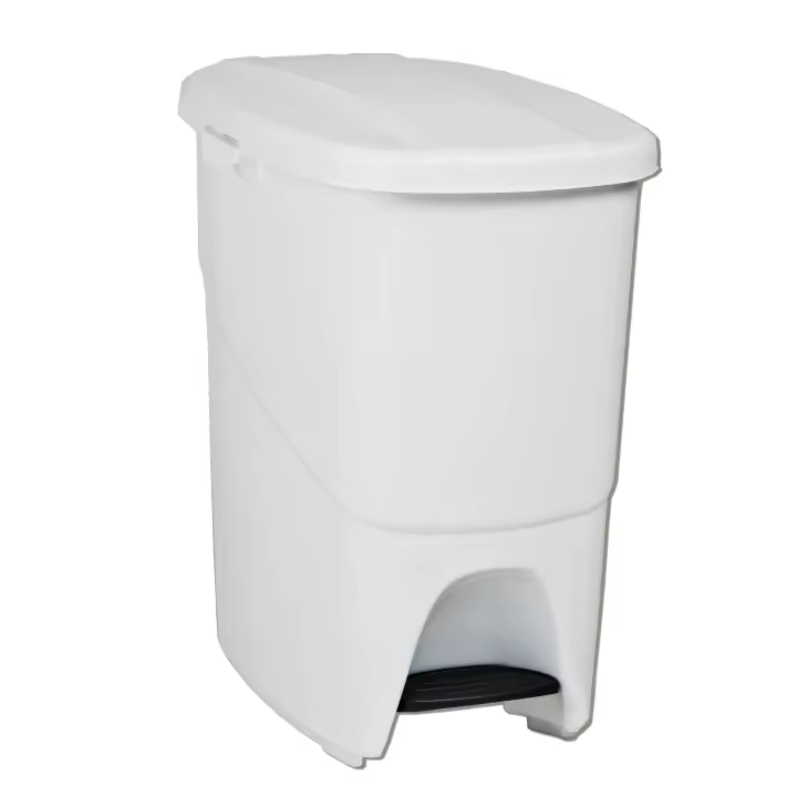 Denox Pedalbin Ecológico 25 Litros con Separador de Compartimentos y Enganches Laterales para Reciclaje de Residuos - 1