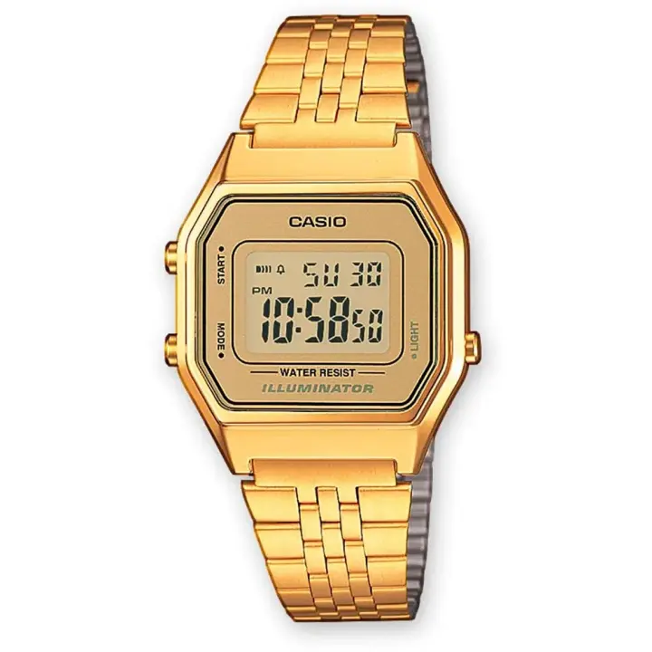 Casio Reloj La680-wega Dorado Unisex - 1