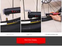 Bomba De Bicicleta De Aluminio Para Rutas Y Montañas Con Tubo Portátil Y Medidor De Presión Aire Para Neumáticos De Bicicleta Accesorios De Ciclismo - details 16