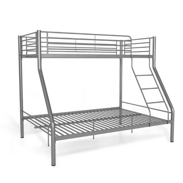 MOBELCENTER - Litera Doble Gris Bilbao - Litera Doble Matrimonio - Litera Triple - Camas 90x190 y 135x190 - (0005) - 1