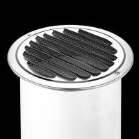 Tapa De Ventilación Duradera De Acero Inoxidable 201 Para Exterior 75-200MM Grille De Tubo Redondo De Ventilación Resistente a La Corrosión - details 14