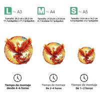 Puzzle De Madera En Forma Irregular De Fénix Regalo De Agradecimiento Juguete Interactivo Para Adultos Alivio Del Estrés Familiar - details 7