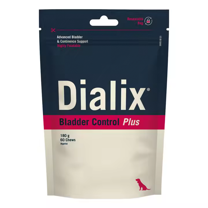 DIALIX® Bladder Control Plus 60 chews  Vetnova ayuda al buen funcionamiento de la vejiga y esfínter - 1