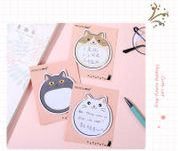 Bloc De Notas Adhesivo De 5 Piezas Con Dibujos De Gatos Lindos Estuche De Oficina De Decoración Y Memoria Para El Hogar - details 6