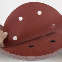 Discos De Arena De 225mm 9 Pulgadas 8 Agujeros Para Madera Y Metal Herramienta De Pulido Y Moldeo De Grano 40-2000 - details 4