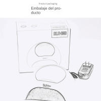 Lámpara UV Profesional 48W 2025 con Tecnología Anti-Oscurecimiento - Secador de Uñas LED 4 Modos (10-180S), Doble Luz Infrarroja y Sensor AI (Cert.) CE, Portátil-Blanco/Rosa - details 5