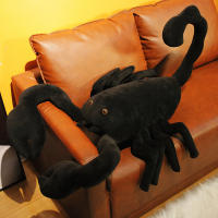 Grande Escorpión Negro De Peluche Realista Juguetes Simulación Animal Muñeco Regalo Para Navidad Cumpleaños Creativo Y Original Para Todas Las Edades - details 4