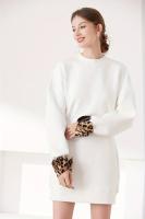 Pantalla De Mano Con Codos Para Mujer Estampado De Leopardo Estilo Retro Europeo Y Americano Con Borlas Decorativas 3D Versátil Para Mujer - details 1