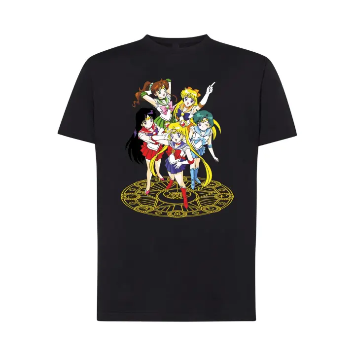 Sailors #2 - Camiseta de la serie de anime / manga sailor moon - algodón premium unisex - 1