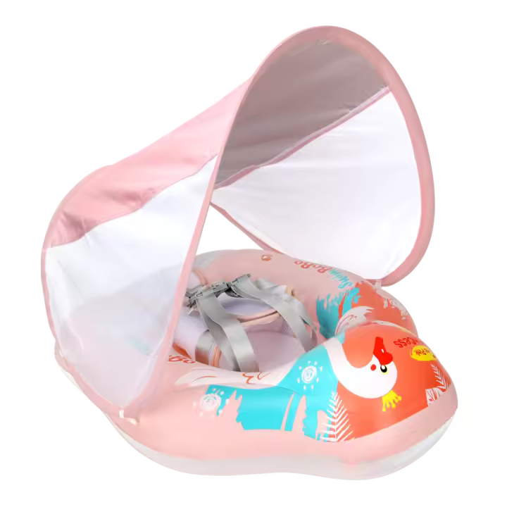 Nueva Flotador Inflable Para Bebés Swimbobo Con Asiento De Malla Y Bolsillo Seguro Y Transpirable Para Natación En El Agua Juguetes De Verano Para Niños - 1