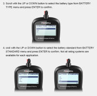 FOXWELL BT100 pro Analizador De Salud De Batería De Coche 12V Para Baterías Flotantes AGM GEL 100 a 1100CCA 200AH Herramienta De Diagnóstico - details 4