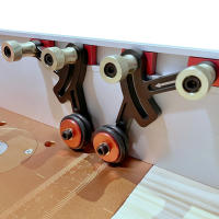 Guías De Acción Unidireccional Para Tallado En Madera Herramienta Auxiliar De Seguridad Anti Rebound Precisión Cortada Limpia Placa De Localización De Plata Aluminio - details 9