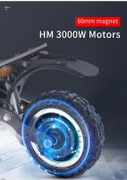 Scooter eléctrico de alto rendimiento Halo Knight T107Pro 60V 6000W 38.4Ah 95KM/H con neumáticos todo terreno, plegable para adultos. - details 4