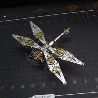 Puzzle 3D De Libélula Mecánica Steampunk DIY Creativo Regalo De Navidad Para Niños Metal Material Origien China Continental - details 0