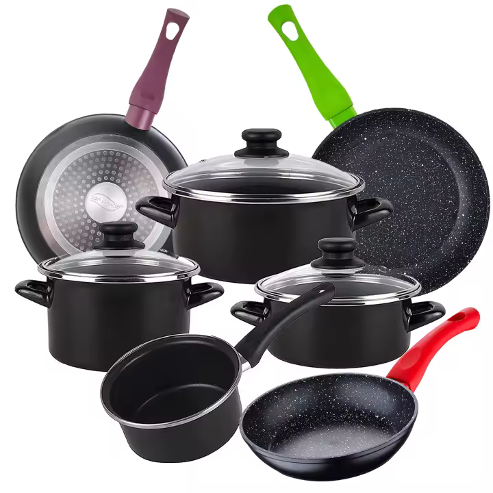 Magefesa Batería de Cocina Kenia 7 Piezas con Sartenes de Aluminio Forjado - 1