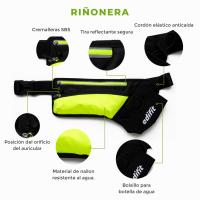 Riñonera Running Edifit, Cinturón Ajustable y Tira Fluorescente - details 2