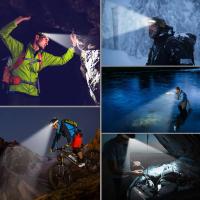 Linterna Frontal LED COB Sensor Recargable Por USB Luz Blanca Impermeable Para Camping Pesca Y Actividades Al Aire Libre - details 4