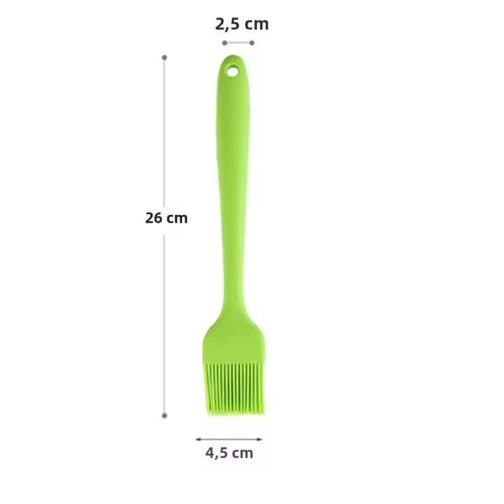 Cepillo De Aceite De Silicona Alimentaria Para Barbacoa Resistente Al Calor Cepillo De Pastelería Para Cocina Y Hornear Herramienta De BBQ - 1