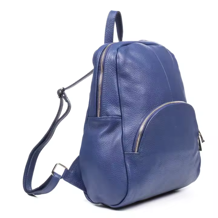 . Monastier Bolso mochila Mujer.Piel auténtica Dollaro . Made in Italy. Vera Pelle Italiana. - 1