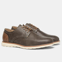Zapatos Casuales Para Hombre 2024 Comodidad Moda Cuero Sintético Loafer Con Cordones Antideslizante Transpirable Talla Verdadera - details 7