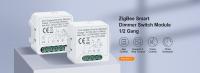 Interruptor Inteligente De Luz Girier Tuya ZigBee 3.0 Sin Cable Neutro Requiere Trabaja Con Alexa Google Home Soporte 2 Modos De Control - details 3