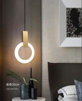 Lámpara Colgante Moderna Y Minimalista Nórdica Pequeña Para Mesa De Noche Restaurante Barra Y Estudio Fuente De Luz AC 90-260V Placa De Aluminio - details 5