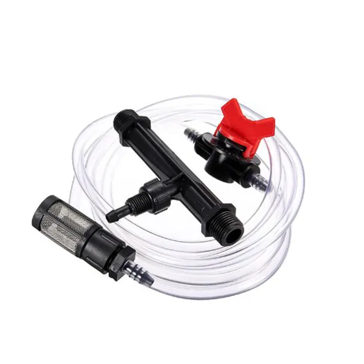 Kit dispositivo de riego abonador G3/4 + interruptor + filtro + tubería de agua W - 1