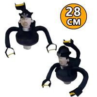 Muñeco De Peluche Skibidi Toilet Clockman Titan TV Man Speakerman Juguete De Horror Para Niños Regalos De Cumpleaños Y Navidad Material De Algodón PP Relleno - details 1