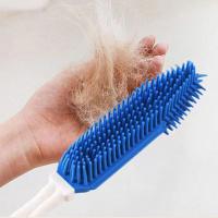Cepillo De Baño Para Perros Y Gatos Con Manija Larga Suave Cepillo De Masaje Para Peluquería De Mascotas Adecuado Para Pupusas Accesorios De Limpieza - details 4