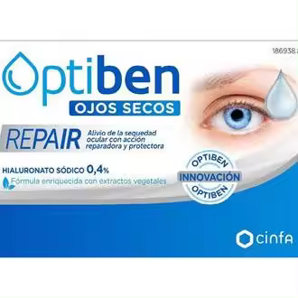 Optiben Ojos Secos Repair 0,5 Ml, 20 Uds - 1