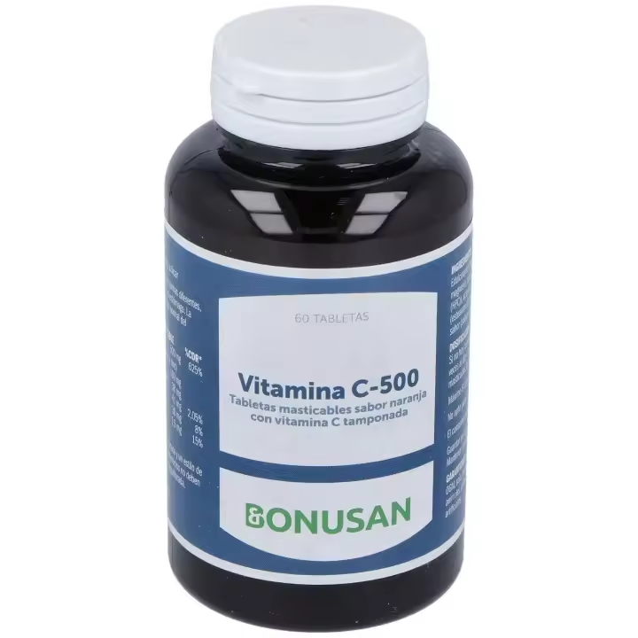 Bonusan Vitamina C 500 Naranja 60 Tabletas Masticables - 1