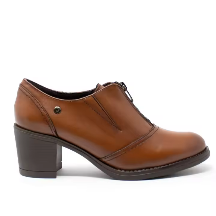 SAMBORI 8811 Zapatos casual mujer 29766 23I ZAPATO CREMALLERA CUERO - 1