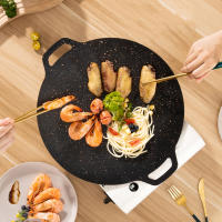 Plato De Hierro Para Barbacoa Multi-Griddle Grill Pan Portátil Al Aire Libre Inducción Cocina Metal Coreano Grill Para BBQ - details 0