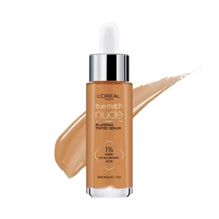BASE L'OREAL TRUE MATCH NUDE 5-6 MEDIUM-TAN 30ML - 1