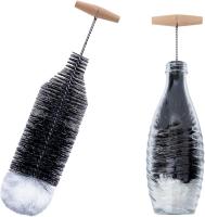 Cepillo para botellas de 35 cm compatible con botellas de vidrio, cepillo limpiador de botellas que no raya, elimina la suciedad rebelde, cepillo de limpieza con ajuste perfecto para jarra de vidrio - details 4