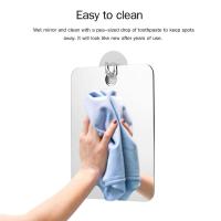 Espejo De Ducha De Acrílico Anti Niebla Para Hombres Espejo De Aseo Para Viajes Sin Niebla Espejo De Baño 13*17cm Accesorios - details 0