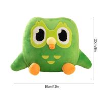 Green Duolingo Owl Plush Toy Duo Plush by Duo the Owl Cartoon Anime Owl Doll One Size - details 3