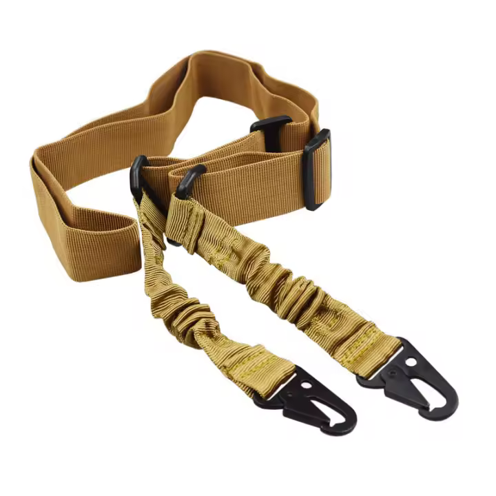 Cinturón Táctico Para Armas De Caça Ajustável 2 Pontos Alça De Rifle De Nylon Para Airsoft Acessórios De Armas Ao Ar Livre - 1