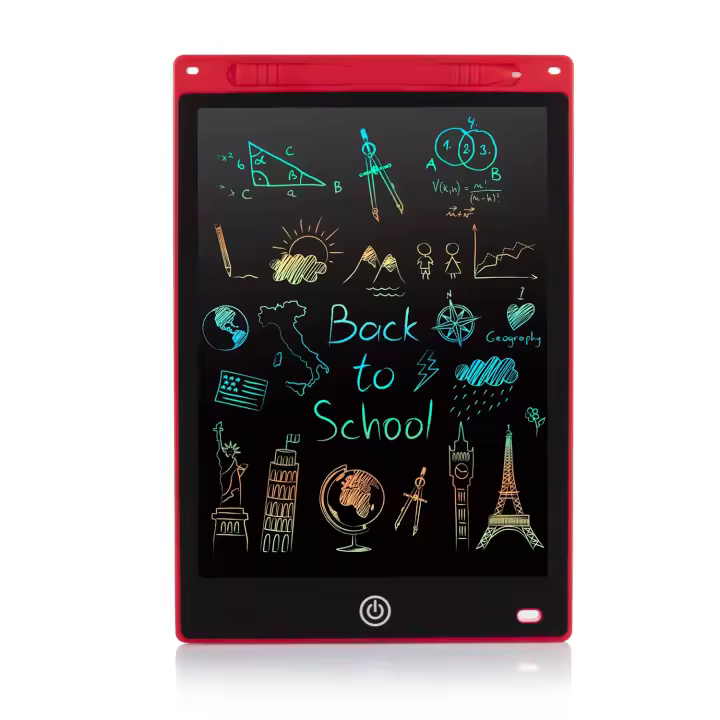 DAM. Tableta LCD portátil de dibujo y escritura de 10 pulgadas, con fondo multicolor. 17x0,6x25cm - 1