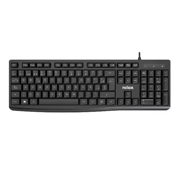 Nilox NXKBE000013 teclado Oficina USB Español Negro - 1