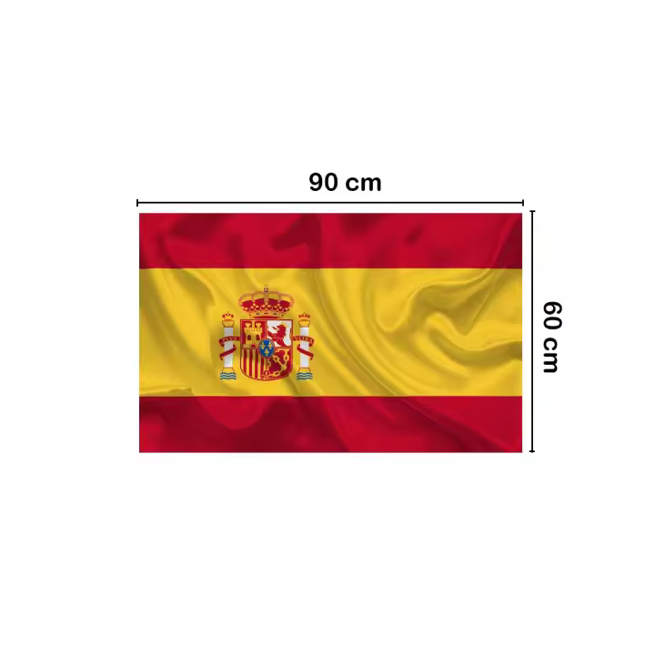 EUROXANTY-Bandera España Grande, 2 tamaños Bandera de España, Resistente a la Intemperie, 90 x 60cm, 90 x 150 cm - 1