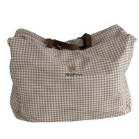 Bolsa De Mano Para Bebé Y Madres Organizador Impermeable De Lona Con Cierre De Cremallera Gran Tamaño Estilo Tote Bag Para Guardar Ropa De Cuna Y Artículos Infantiles - details 8