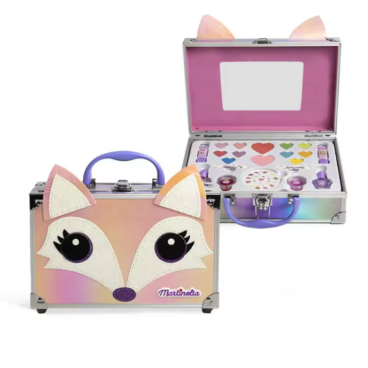 MARTINELIA MY BEST FRIENDS BRIEF CASE MALETIN ESTUCHE MAQUILLAJE INFANTIL ANIMALES R 12042 - 1