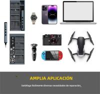 Juego De Destornilladores Magnéticos Eléctricos 68 En 1 Con 5 Bits De Torx Y Phillips Precisos Controlados Por Torque Herramienta De Reparación Sin Cable Para DIY En El Hogar - details 7