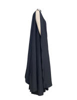 BAMBOOBOY Vestido Largo Bohemio Elegante Para Mujer Hombro Solo Sin Mangas De Seda Suave Estilo Solidario A-Line Sundress - details 11