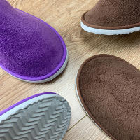 Pantuflas Desechables Para Hombres Y Mujeres Pantuflas De Casa Para Invitados De Hotel Cierre De Té Piso De Goma Cómodo Y Duradero Para Uso Doméstico Y Viajes - details 4