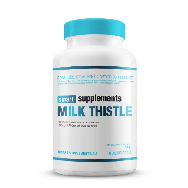 Milk Thistle (Silimarina) 300mg - 60 Cápsulas Vegetales Smart Supplements - 1