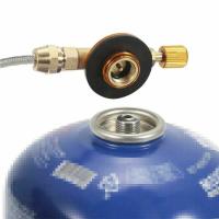Adaptador De Válvula Para Estufa De Gas Butano Camping Con Tubo Y Regulador De Presión Accesorio De Cocina Al Aire Libre - details 1