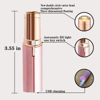 Epilador Eléctrico Para Mujer Recargable Herramienta De Eliminación De Vello Mini Afeitadora Trimmer De Cejas Y Cara - details 9